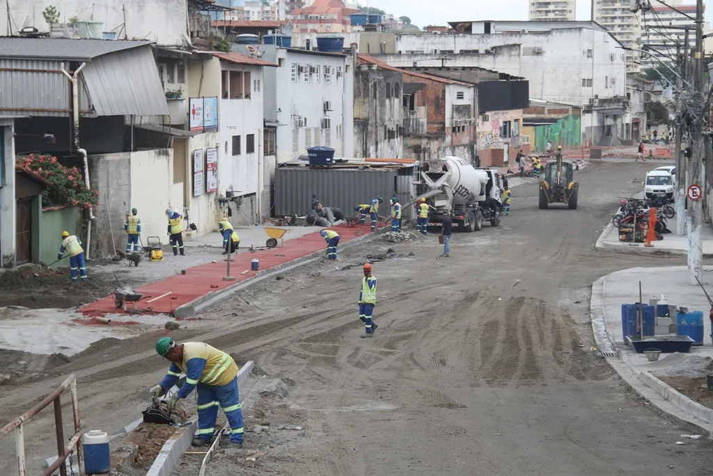 O prefeito Capitão Nelson celebrou o avanço das intervenções