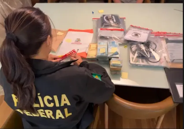Os policiais federais cumpriram os mandados na Zona Sul do Rio de Janeiro e na  Região dos Lagos