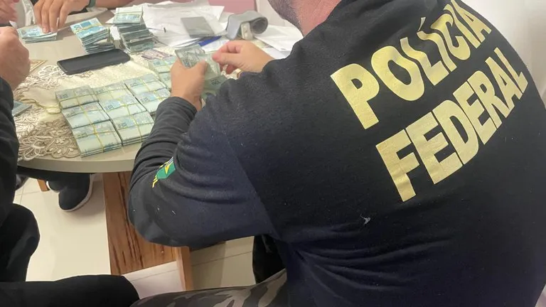 Estão sendo cumpridos cinco mandados de busca e apreensão nos municípios de Macaé/RJ, Rio das Ostras/RJ, Duque de Caxias/RJ, Rio de Janeiro/RJ