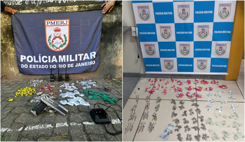 Polícia remove barricadas no bairro de Fátima e prende suspeitos de tráfico em Várzea das Moças, em Niterói