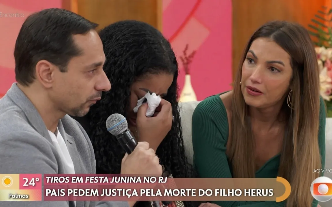 Os pais do jovem, Mônica Guimarães Mendes e Fernando Guimarães, falaram o quanto Herus era um bom filho, trabalhador e querido