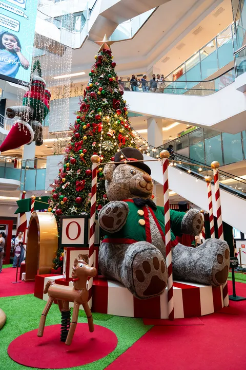 O tema da decoração deste ano é “O Circo Mágico de Natal”