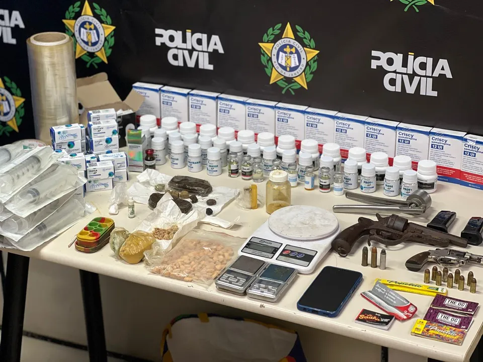Todo o material apreendido será analisado pela perícia