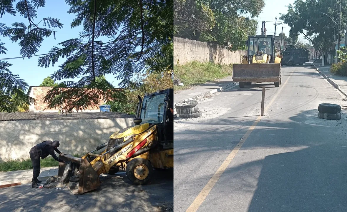Quatro ruas foram desobstruídas durante ação nesta sexta (22)