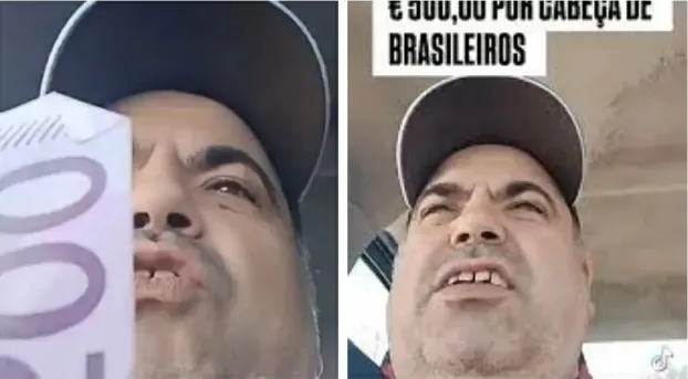 Português ofereceu dinheiro para quem matasse brasileiros e lhe entregasse as cabeças