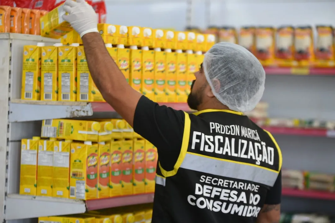 Antes de serem descartados, todos os produtos passaram por um procedimento de inutilização