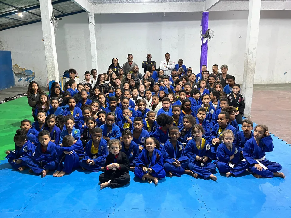 Crianças foram premiadas com medalhas durante confraternização do núcleo Trindade