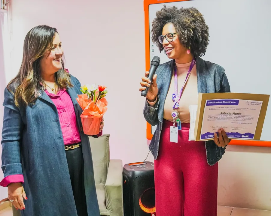 O evento contou com o apoio do Ministério das Mulheres