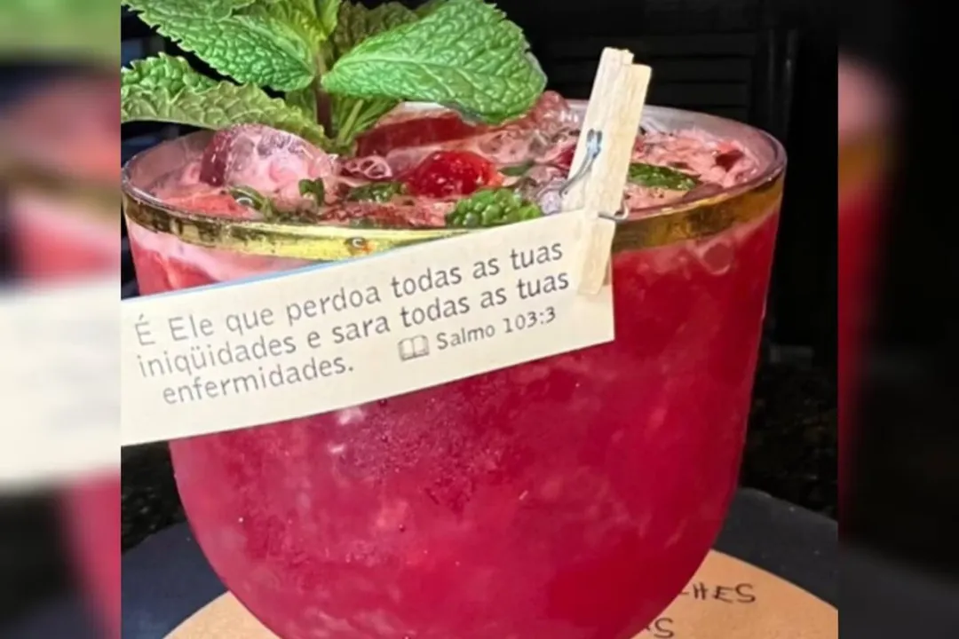 Pub servia drinks com mensagens bíblicas para os clientes