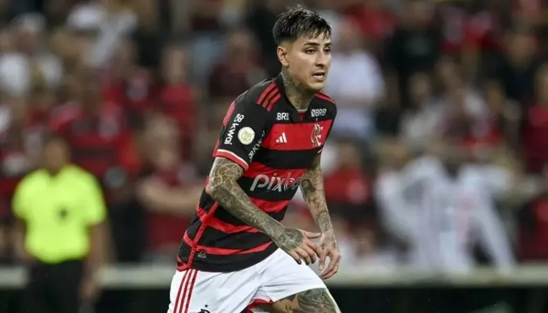 Pulgar negocia renovação de contrato com o Flamengo