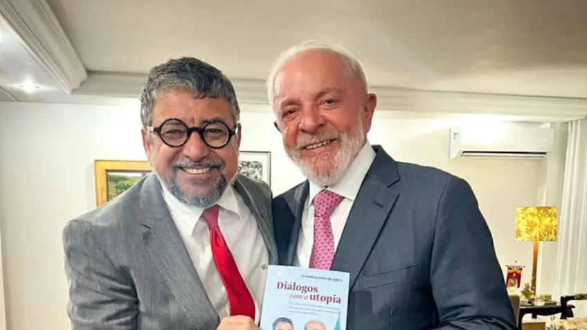 O prefeito de Maricá, Washington Quaquá, durante reunião com o presidente Lula, destacou a importância de ampliar alianças para garantir a governabilidade