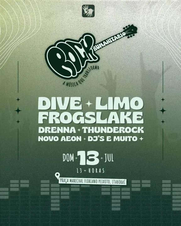 shows de bandas renomadas como DIVE, FROGSLAKE, LIMO, DRENNA, THUNDEROCK