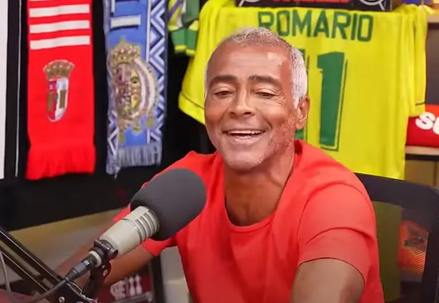 Romário fala sobre a Copa de 94 durante entrevista em um podcast