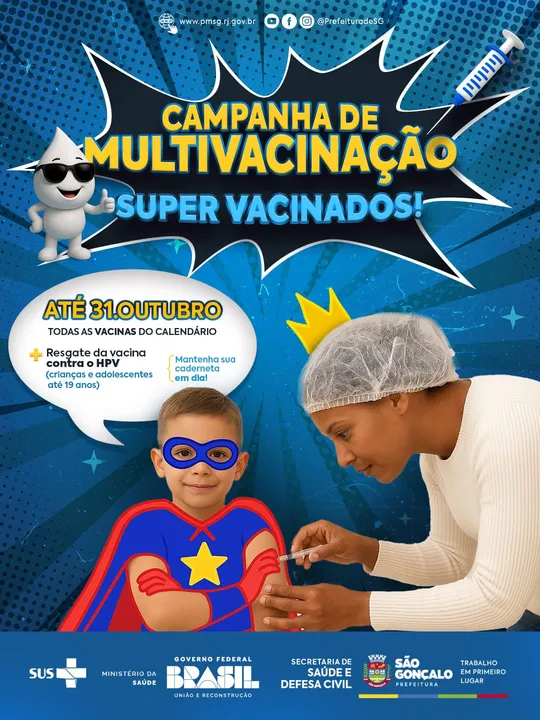 A campanha segue até o dia 31 de outubro e terá o Dia D no dia 18 de outubro