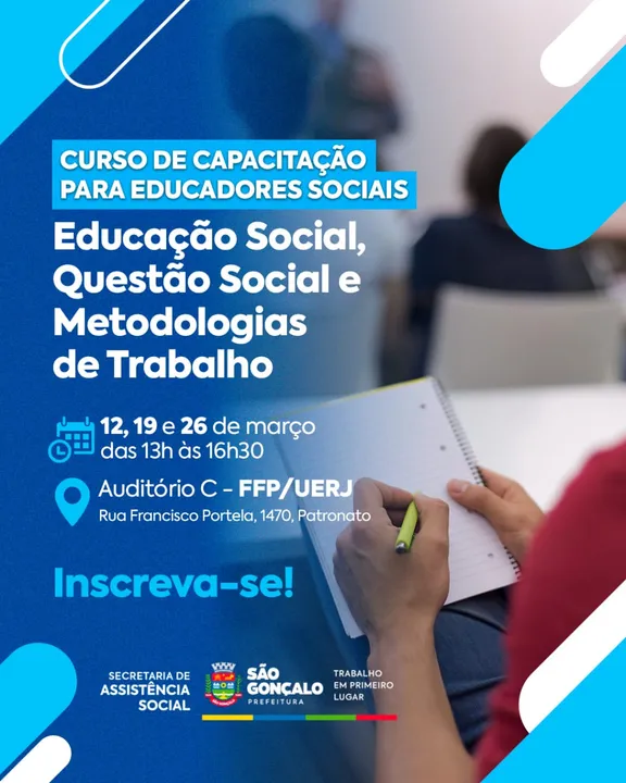 Com aulas de diferentes temas, o foco da capacitação é a criação de uma linha de cuidados para as crianças e adolescentes acolhidas nos diversos equipamentos existentes