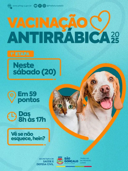 Estarão disponíveis 69 pontos de vacinação na primeira etapa, das 8h às 17h