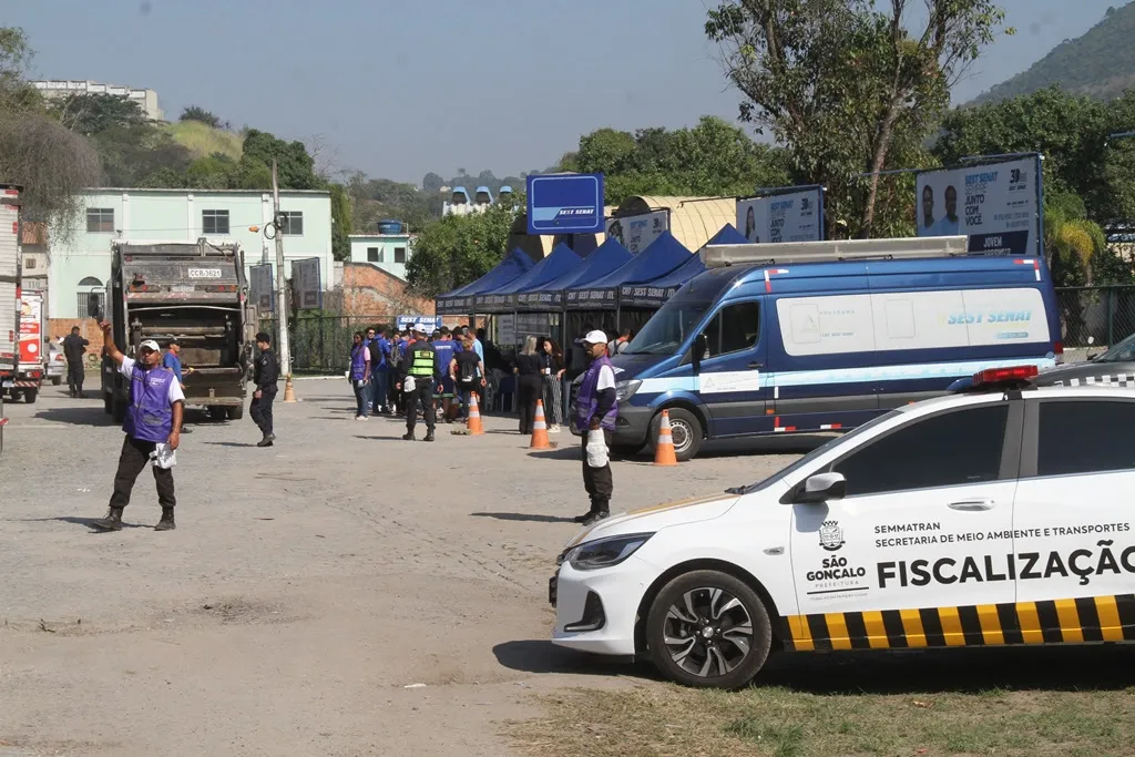 O evento aconteceu na entrada do Sest Senat, em Tribobó