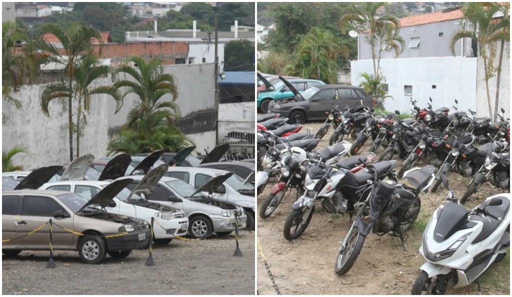 Todos os veículos leiloados são automóveis que não foram reclamados por seus proprietários em um prazo de 60 dias a contar da data do recolhimento