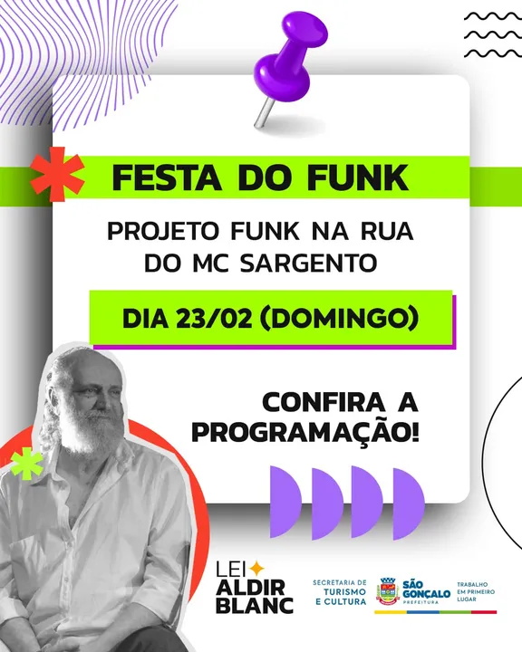 O evento percorrerá quatro pontos da cidade, levando a energia contagiante do funk para diferentes públicos