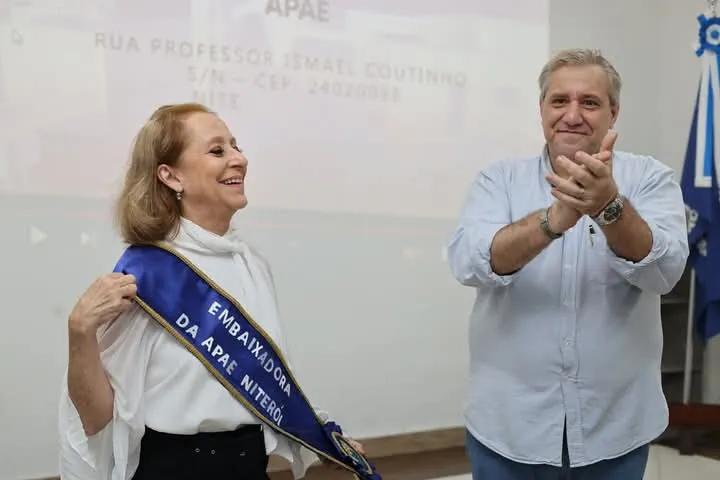 Bailarina Ana Botafogo e o diretor Octavio Augusto Veiga