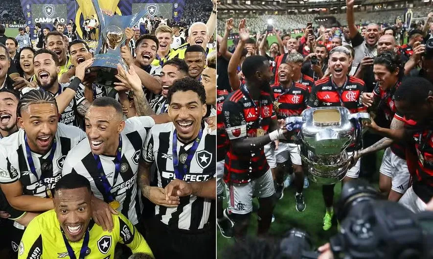 Botafogo e Flamengo disputarão a decisão da Supercopa do Brasil de 2025