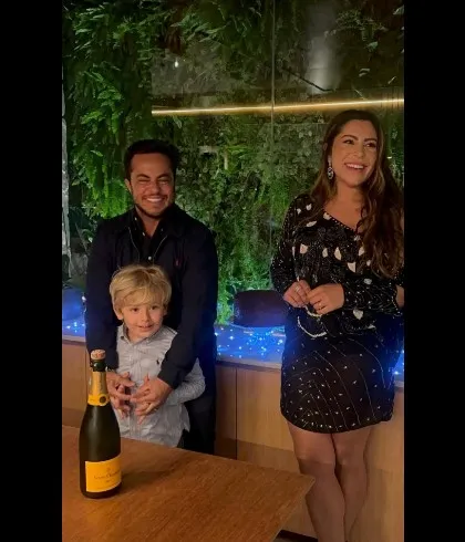 Thammy Miranda, Andressa Ferreira e o filho Bento