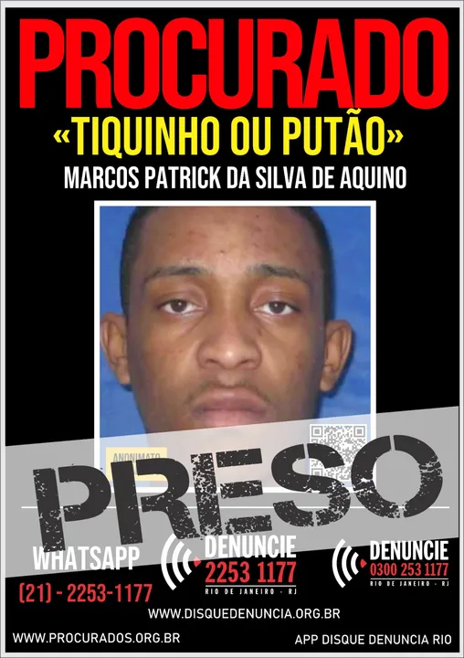 Tiquinho é conhecido no meio policial, por não ter uma das mãos após perdê-la ao tentar jogar uma granada contra policiais do 12ºBPM (Niterói)