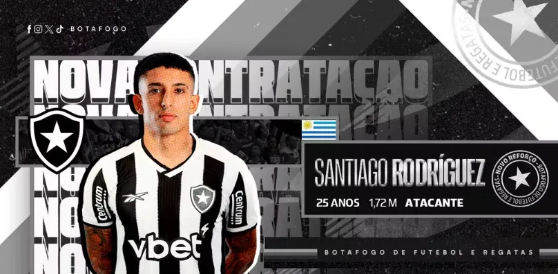 Santiago Rodríguez entra em lista dos mais caros da história do Glorioso