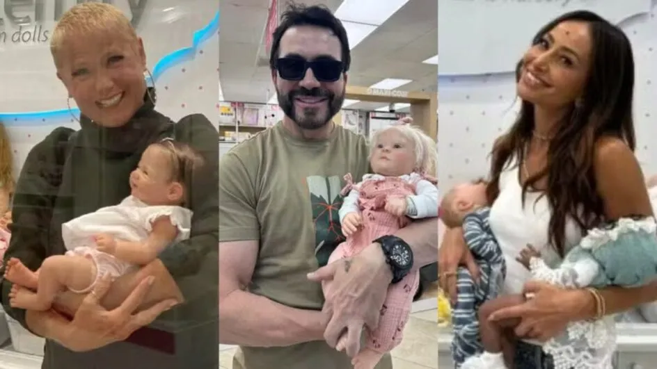 Famosos compartilharam em redes sociais que adquiriram as bonecas hiper-realistas