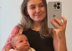 Isabel Veloso é mãe de Arthur, de 6 meses