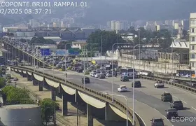 Acidente na Ponte Rio-Niterói complica trânsito e causa lentidão no sentido Rio