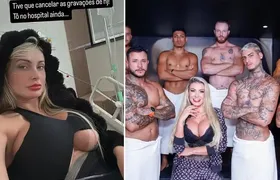 Andressa Urach é internada com dor pélvica após gravar conteúdo adulto com oito homens