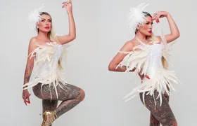 Andressa Urach faz primeiro ensaio oficial pela Porto da Pedra
