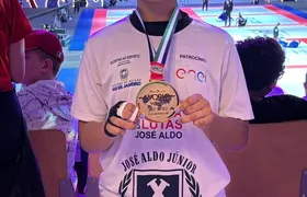 Atleta gonçalense conquista 1º  lugar em Mundial de Jiut jitsu em Abu Dhabi