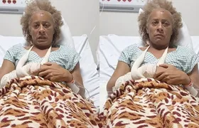 Atriz do filme 'Ó Paí Ó', Lyu Arisson, foi agredida a pauladas pelo ex-namorado: "Quase que ele me mata"