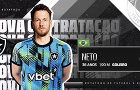 Botafogo anuncia a contratação do goleiro Neto