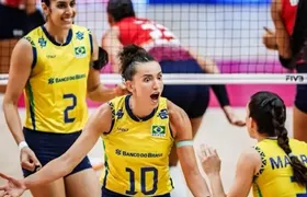 Brasil vence a República Dominicana e avança no Mundial de Vôlei Feminino
