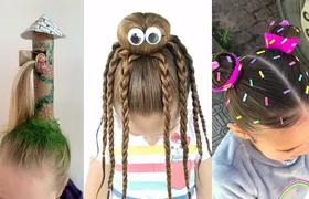 Cabelo maluco! Semana das Crianças incentiva a criatividade dos pais e escolas na hora das brincadeiras