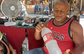 Calor extremo: Ambulantes enfrentam diculdades para suportar as altas temperaturas