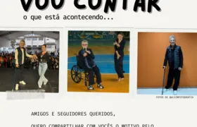 Carlinhos de Jesus fala sobre diagnóstico e uso de muletas e cadeira de rodas
