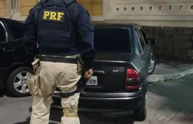 Carro furtado é recuperado na Ponte Rio-Niterói