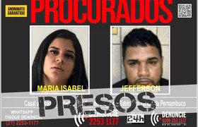 Casal acusado de liderar tráfico de drogas no município de Tabira, no sertão de Pernambuco, é preso no Rio
