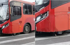 Colisão entre moto e ônibus deixa duas vítimas no Fonseca, em Niterói