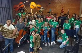 De graça: orquestra com jovens de projeto social realiza concerto em São Gonçalo
