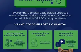 Estudantes e professores da Universo/Niterói promovem evento voltado à Saúde Animal nesse sábado (23)