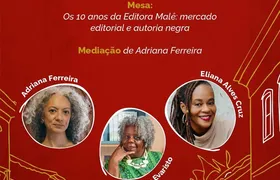 FLIP 2025: Eliana Alves Cruz e Estevão Ribeiro nos 10 anos da Malê em Paraty