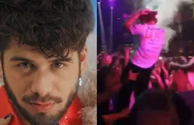 Fã toca em partes íntimas de Zé Felipe e internautas reagem