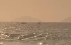 Fortes ventos arrastam 48 praticantes de stand-up paddle em Copacabana