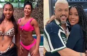 Gracyanne Barbosa fala sobre a relação de sua irmã mais nova com Belo: 'Ele foi um bom pai para ela'