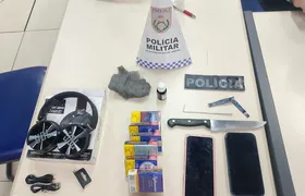 Homem é preso em flagrante por roubo com faca em Pendotiba, Niterói
